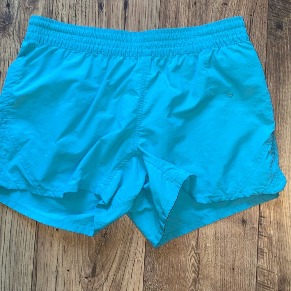 World Wide Sportsman Shorts Women's Small Blue Nylon Hiking Fishing Outdoors